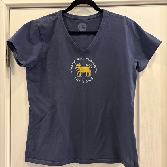 Life Is Good Tops - Life Is Good Navy Crusher Tee